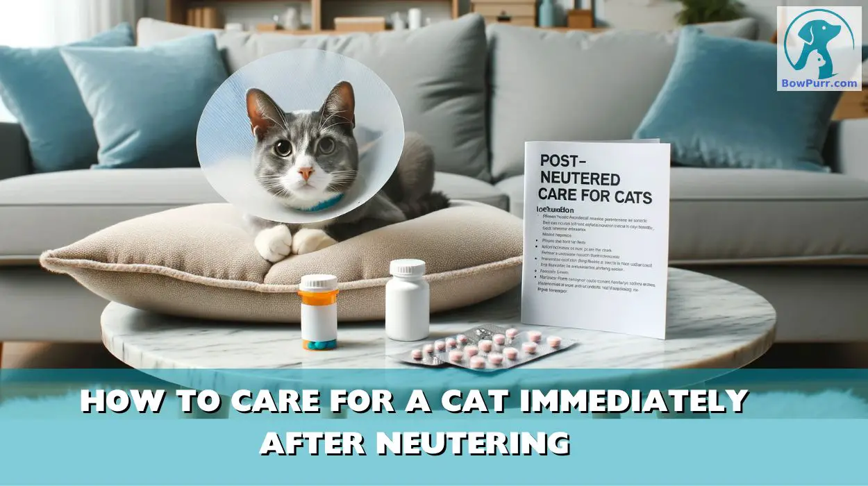 How to Care for a Cat Immediately After Neutering? BowPurr