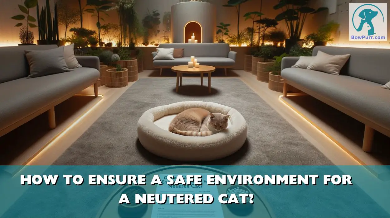 How to Ensure a Safe Environment for A Neutered Cat